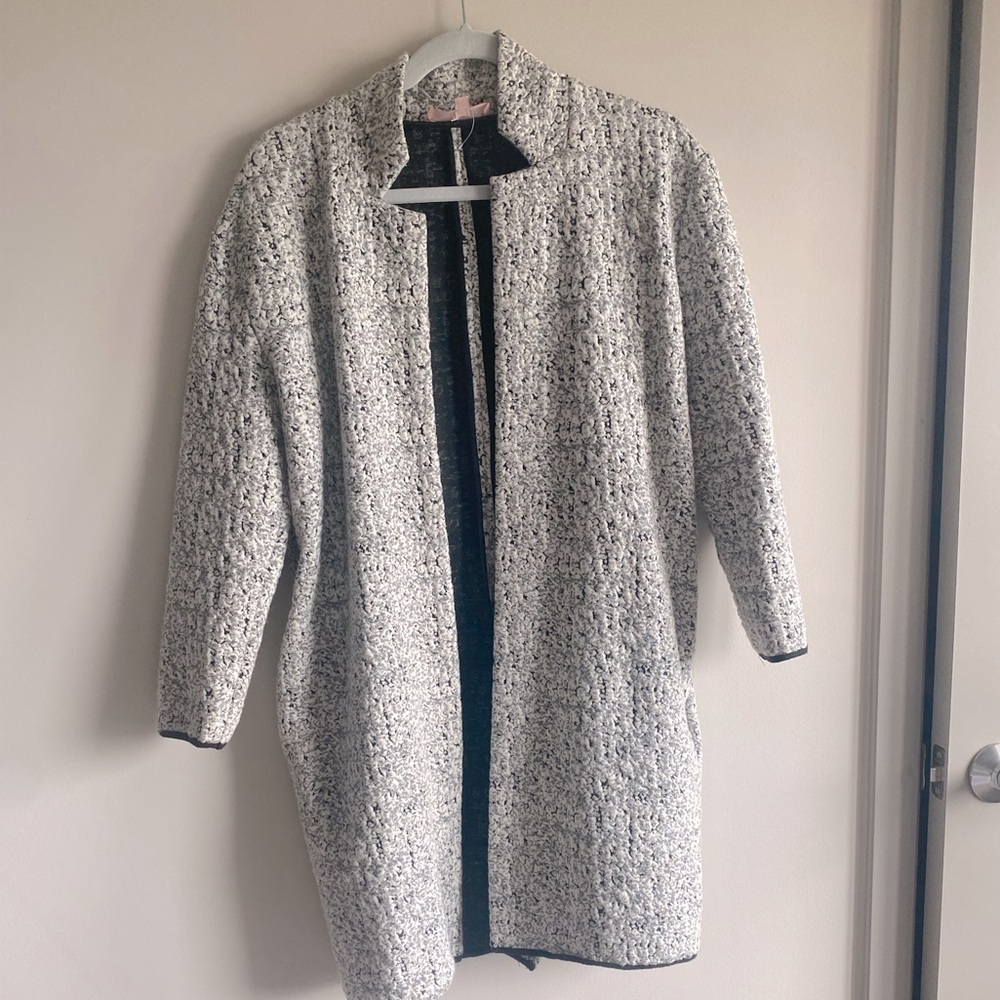 Philosophy collar cardigan